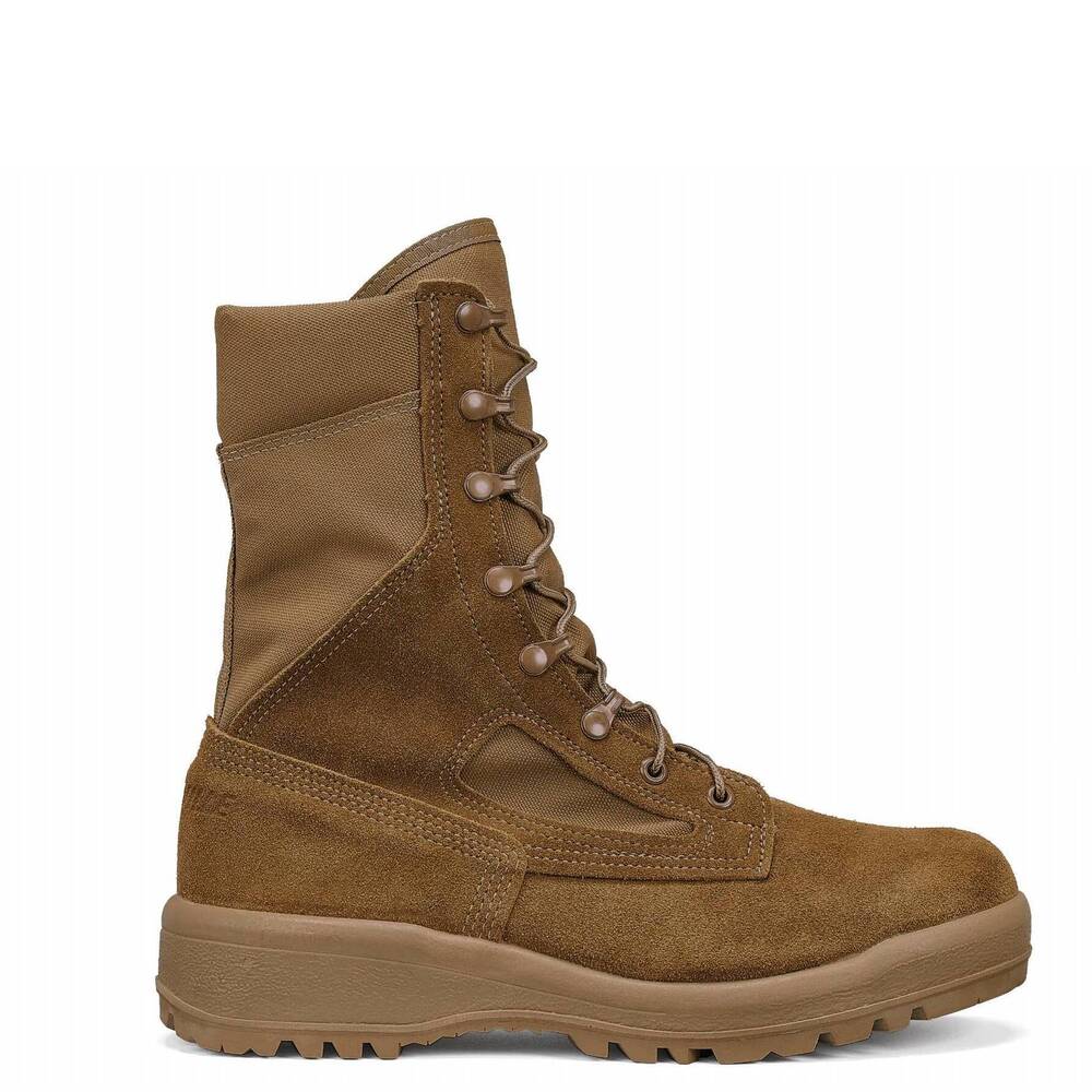 NEW BELLEVILLE men's hot weather combat boot in coyote